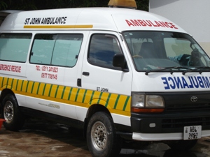 St John Zambia purchased their ambulance in 2007