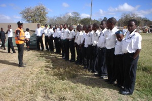 Young St John members during an event