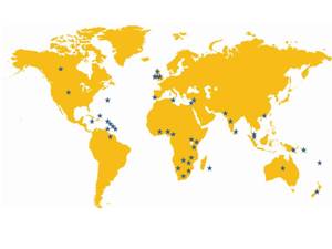 The countries where St John works